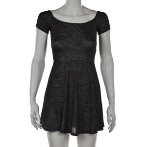 Bcbg Black Short sleeve‎ Sheath Nylon Dress Small